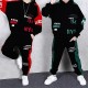 2 Pieces Kids Boys Hoodie & Pants Outfit Graphic Letter Long Sleeve Pocket Set Outdoor Fashion Cool Spring Fall 7-13 Years Black Dark Green 2 Pieces Kids Boys Hoodie & Pants Outfit Graphic Letter Long Sleeve Pocket Set Outdoor Fashion Cool Spring Fall 7-13 Years Black Dark Green
