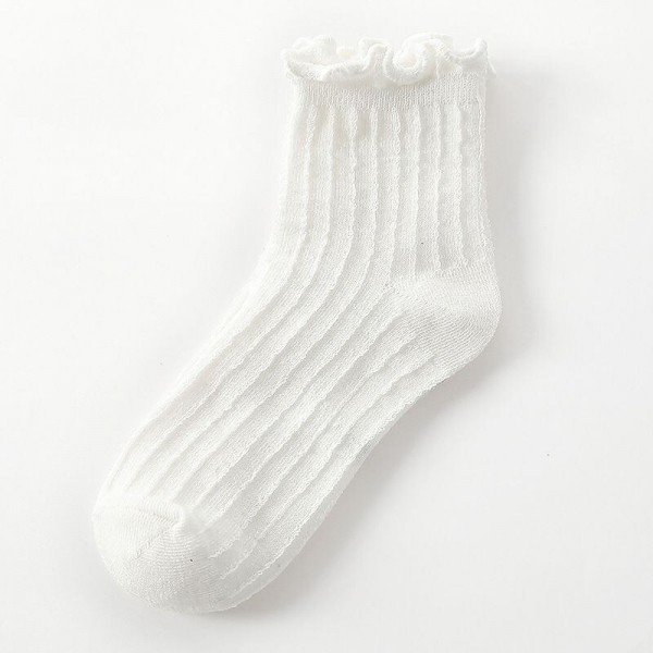 Kids Girls' 5 Pairs Socks 1273 black (small lace) Bear (pink) large lace 1273 white (medium lace) Solid Color Lace Trims Summer Spring Cute School 3-12 Years Kids Girls' 5 Pairs Socks 1273 black (small lace) Bear (pink) large lace 1273 white (medium lace) Solid Color Lace Trims Summer Spring Cute School 3-12 Years