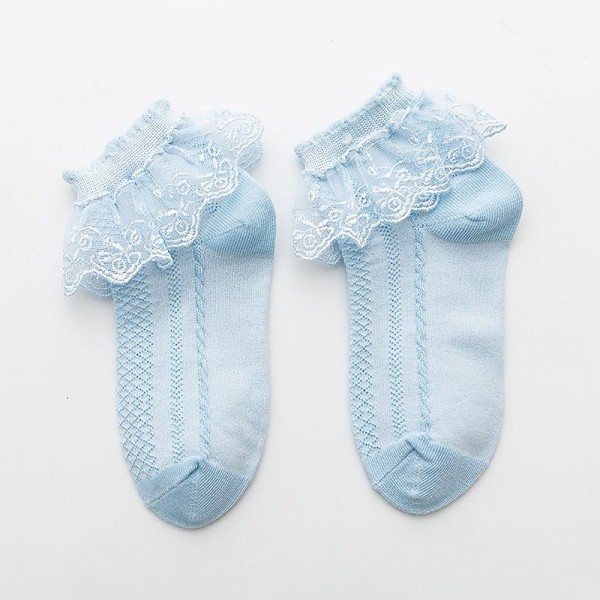 Kids Girls' 5 Pairs Socks 1273 black (small lace) Bear (pink) large lace 1273 white (medium lace) Solid Color Lace Trims Summer Spring Cute School 3-12 Years Kids Girls' 5 Pairs Socks 1273 black (small lace) Bear (pink) large lace 1273 white (medium lace) Solid Color Lace Trims Summer Spring Cute School 3-12 Years