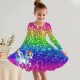 Girls' 3D Rainbow Unicorn Dress Long Sleeve 3D Print Fall Winter Sports & Outdoor Daily Holiday Cute Casual Beautiful Kids 3-12 Years Casual Dress A Line Dress Above Knee Polyester Regular Fit Girls' 3D Rainbow Unicorn Dress Long Sleeve 3D Print Fall Winter Sports & Outdoor Daily Holiday Cute Casual Beautiful Kids 3-12 Years Casual Dress A Line Dress Above Knee Polyester Regular Fit