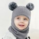 Kids Winter Hat Scarf Set Unisex Kids Hat Scarf Toddler Beanie Hat with Fleece Lined Girls Boys with Neck Wamer Infant Toddler Knit Hats Kids Winter Hat Scarf Set Unisex Kids Hat Scarf Toddler Beanie Hat with Fleece Lined Girls Boys with Neck Wamer Infant Toddler Knit Hats