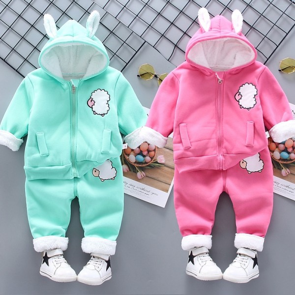 2 Pieces Toddler Boys Hoodie & Sweatpants Set Outfit Cartoon Long Sleeve Zipper Set School Adorable Daily Fall Winter 3-7 Years Velvet and thickened goat rose red Velvet and thickened rabbit powder 2 Pieces Toddler Boys Hoodie & Sweatpants Set Outfit Cartoon Long Sleeve Zipper Set School Adorable Daily Fall Winter 3-7 Years Velvet and thickened goat rose red Velvet and thickened rabbit powder