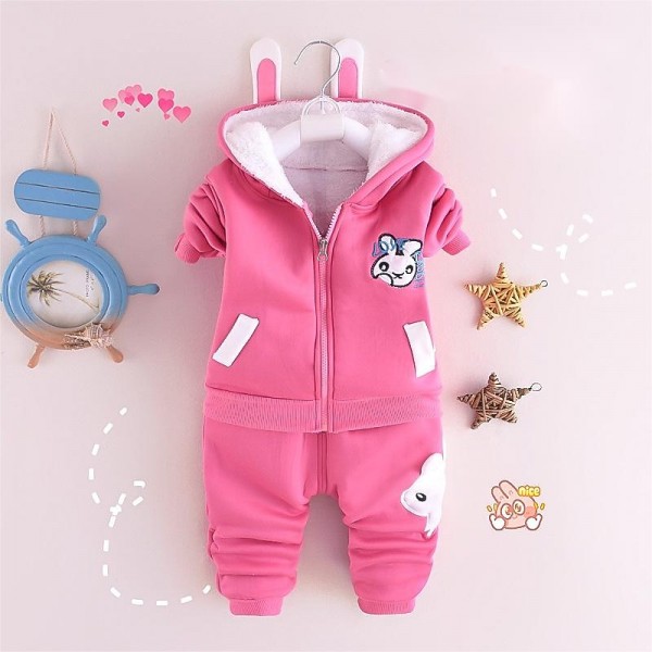 2 Pieces Toddler Boys Hoodie & Sweatpants Set Outfit Cartoon Long Sleeve Zipper Set School Adorable Daily Fall Winter 3-7 Years Velvet and thickened goat rose red Velvet and thickened rabbit powder 2 Pieces Toddler Boys Hoodie & Sweatpants Set Outfit Cartoon Long Sleeve Zipper Set School Adorable Daily Fall Winter 3-7 Years Velvet and thickened goat rose red Velvet and thickened rabbit powder