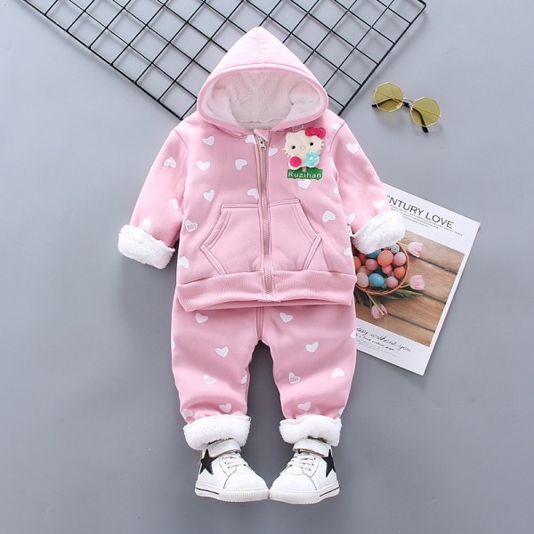 2 Pieces Toddler Boys Hoodie & Sweatpants Set Outfit Cartoon Long Sleeve Zipper Set School Adorable Daily Fall Winter 3-7 Years Velvet and thickened goat rose red Velvet and thickened rabbit powder 2 Pieces Toddler Boys Hoodie & Sweatpants Set Outfit Cartoon Long Sleeve Zipper Set School Adorable Daily Fall Winter 3-7 Years Velvet and thickened goat rose red Velvet and thickened rabbit powder