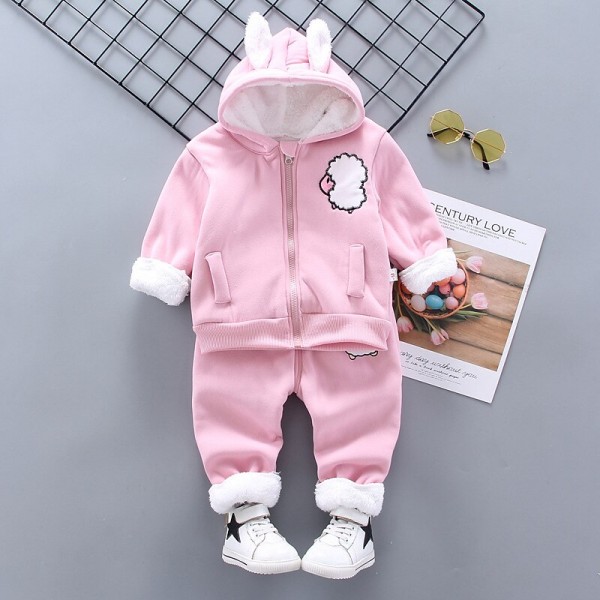 2 Pieces Toddler Boys Hoodie & Sweatpants Set Outfit Cartoon Long Sleeve Zipper Set School Adorable Daily Fall Winter 3-7 Years Velvet and thickened goat rose red Velvet and thickened rabbit powder 2 Pieces Toddler Boys Hoodie & Sweatpants Set Outfit Cartoon Long Sleeve Zipper Set School Adorable Daily Fall Winter 3-7 Years Velvet and thickened goat rose red Velvet and thickened rabbit powder