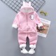 2 Pieces Toddler Boys Hoodie & Sweatpants Set Outfit Cartoon Long Sleeve Zipper Set School Adorable Daily Fall Winter 3-7 Years Velvet and thickened goat rose red Velvet and thickened rabbit powder 2 Pieces Toddler Boys Hoodie & Sweatpants Set Outfit Cartoon Long Sleeve Zipper Set School Adorable Daily Fall Winter 3-7 Years Velvet and thickened goat rose red Velvet and thickened rabbit powder