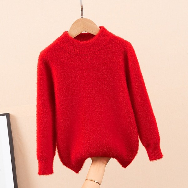 Kids Girls' Sweater Solid Color School Other Prints Long Sleeve Crewneck Active 3-13 Years Spring Black Yellow Pink Kids Girls' Sweater Solid Color School Other Prints Long Sleeve Crewneck Active 3-13 Years Spring Black Yellow Pink