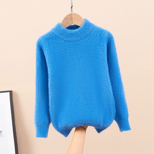 Kids Girls' Sweater Solid Color School Other Prints Long Sleeve Crewneck Active 3-13 Years Spring Black Yellow Pink Kids Girls' Sweater Solid Color School Other Prints Long Sleeve Crewneck Active 3-13 Years Spring Black Yellow Pink