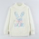 Kids Girls' Sweater Solid Color School Other Prints Long Sleeve Crewneck Active 3-13 Years Spring White Pink Red Kids Girls' Sweater Solid Color School Other Prints Long Sleeve Crewneck Active 3-13 Years Spring White Pink Red
