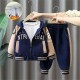 2 Pieces Toddler Boys Jacket & Pants Outfit Stripe Letter Long Sleeve Zipper Cotton Set School Cool Daily Fall Winter 3-7 Years Blue Coffee 2 Pieces Toddler Boys Jacket & Pants Outfit Stripe Letter Long Sleeve Zipper Cotton Set School Cool Daily Fall Winter 3-7 Years Blue Coffee