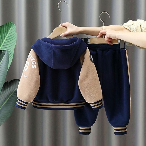 2 Pieces Toddler Boys Jacket & Pants Outfit Stripe Letter Long Sleeve Zipper Cotton Set School Cool Daily Fall Winter 3-7 Years Blue Coffee 2 Pieces Toddler Boys Jacket & Pants Outfit Stripe Letter Long Sleeve Zipper Cotton Set School Cool Daily Fall Winter 3-7 Years Blue Coffee