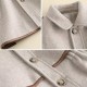Kids Girls' Woolen Coat Long Sleeve off white Solid Color Spring Fall Active School 7-13 Years Kids Girls' Woolen Coat Long Sleeve off white Solid Color Spring Fall Active School 7-13 Years