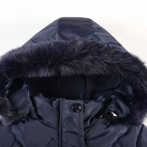 Kids Girls' Down Coat Kids Puffer Jacket Active Pocket School Coat Outerwear 4-12 Years Winter Deep red Black Navy Blue Kids Girls' Down Coat Kids Puffer Jacket Active Pocket School Coat Outerwear 4-12 Years Winter Deep red Black Navy Blue