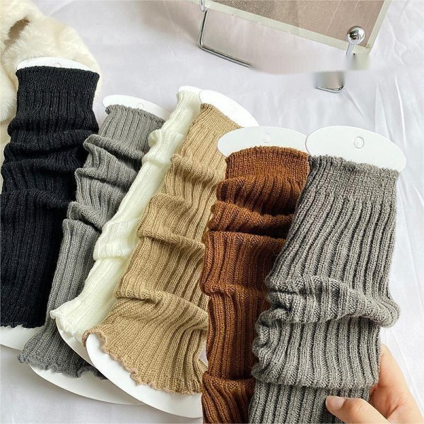Kids Girls' Stockings Coffee color Black White Solid Color Ruched Spring Fall Cute Casual 3-12 Years Kids Girls' Stockings Coffee color Black White Solid Color Ruched Spring Fall Cute Casual 3-12 Years