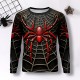 Boys 3D Spider Tee Shirt Long Sleeve 3D Print Fall Winter Sports Fashion Streetwear Polyester Kids 3-12 Years Crew Neck Outdoor Casual Daily Regular Fit