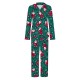 Family Pajamas Graphic Cartoon Home Print Black White Red Long Sleeve Mommy And Me Outfits Active Matching Outfits