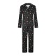 Family Pajamas Graphic Cartoon Home Print Black White Red Long Sleeve Mommy And Me Outfits Active Matching Outfits