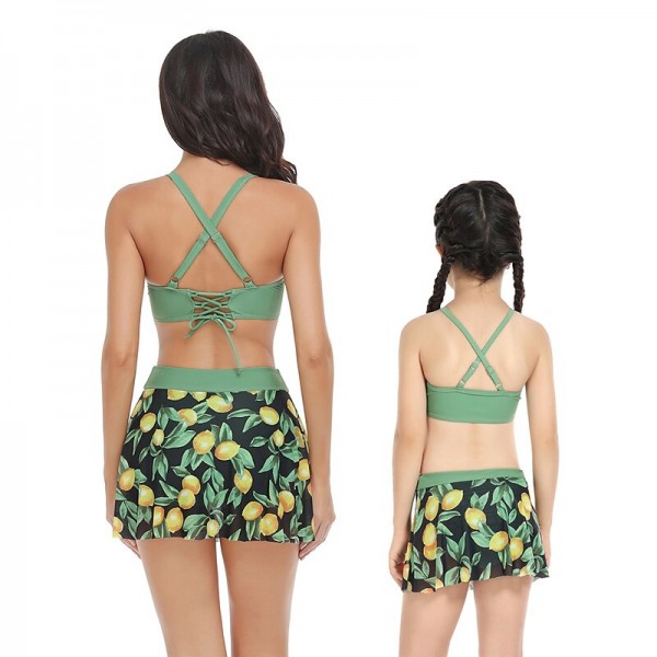 Mommy and Me Swimsuit Solid Color Graphic Sport Print Black Blue Green Long Sleeve Mommy And Me Outfits Active Matching Outfits Mommy and Me Swimsuit Solid Color Graphic Sport Print Black Blue Green Long Sleeve Mommy And Me Outfits Active Matching Outfits