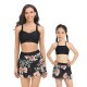 Mommy and Me Swimsuit Solid Color Graphic Sport Print Black Blue Green Long Sleeve Mommy And Me Outfits Active Matching Outfits Mommy and Me Swimsuit Solid Color Graphic Sport Print Black Blue Green Long Sleeve Mommy And Me Outfits Active Matching Outfits