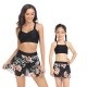 Mommy and Me Swimsuit Solid Color Graphic Sport Print Black Blue Green Long Sleeve Mommy And Me Outfits Active Matching Outfits Mommy and Me Swimsuit Solid Color Graphic Sport Print Black Blue Green Long Sleeve Mommy And Me Outfits Active Matching Outfits