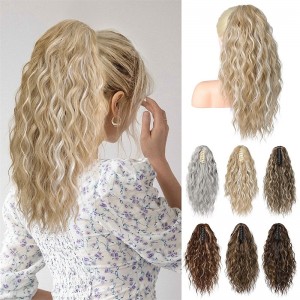 Ponytail Extension Claw Clip In Ponytail Extensions Multi Layered Long Wavy Curly Ponytail Clip On Fake Hair Soft Natural Synthetic Hairpieces for Women Daily - Ash Blonde with Highlights Ponytail Extension Claw Clip In Ponytail Extensions Multi Layered Long Wavy Curly Ponytail Clip On Fake Hair Soft Natural Synthetic Hairpieces for Women Daily - Ash Blonde with Highlights