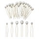 18 Pieces Wedding Pearl Hair Pins U Shape Barrette Wedding Vintage Pearl Rhinestone Hair Pins Accessorie For Brides Bridesmaid Women 18 Pieces Wedding Pearl Hair Pins U Shape Barrette Wedding Vintage Pearl Rhinestone Hair Pins Accessorie For Brides Bridesmaid Women