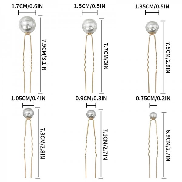 18 Pieces Wedding Pearl Hair Pins U Shape Barrette Wedding Vintage Pearl Rhinestone Hair Pins Accessorie For Brides Bridesmaid Women 18 Pieces Wedding Pearl Hair Pins U Shape Barrette Wedding Vintage Pearl Rhinestone Hair Pins Accessorie For Brides Bridesmaid Women