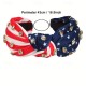 American Flag Printed Wide Brimmed Head Band Stylish Glitter Rhinestone Decorative Knotted Hair Hoop Suitable For Independent Day Wear American Flag Printed Wide Brimmed Head Band Stylish Glitter Rhinestone Decorative Knotted Hair Hoop Suitable For Independent Day Wear