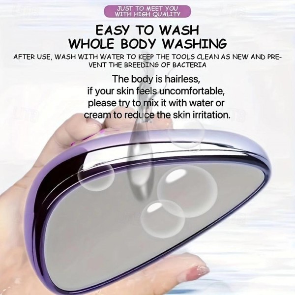 Magic Hair Eraser Remover For Women And Men Back Arms And Legs, Reusable And Washable, Painless Exfoliator Hair Remover Device, Bikini Trimmer, Portable Epilator Magic Hair Eraser Remover For Women And Men Back Arms And Legs, Reusable And Washable, Painless Exfoliator Hair Remover Device, Bikini Trimmer, Portable Epilator