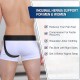 Hernia Belt for Men Women Left/Right Side Inguinal Hernia Support with Removable Compression Pads, Black Hernia Belt for Men Women Left/Right Side Inguinal Hernia Support with Removable Compression Pads, Black