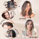 Light Brown & Ash Blonde Hair Toppers for Women Synthetic Hair Toppers Hair Pieces Swiss Base with 3 Clips in Wiglets Toppers for Women with Thinning Hair Grey Hair Hair Loss Light Brown & Ash Blonde Hair Toppers for Women Synthetic Hair Toppers Hair Pieces Swiss Base with 3 Clips in Wiglets Toppers for Women with Thinning Hair Grey Hair Hair Loss