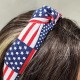 All-American Flag Knotted Headband - Festive Independence Day Hair Accessory for Women - Stylish Patriotic Style All-American Flag Knotted Headband - Festive Independence Day Hair Accessory for Women - Stylish Patriotic Style