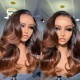Human Hair 13x4 Lace Front Wig Free Part Brazilian Hair Wavy Multi-color Wig 130% 150% Density Ombre Hair 100% Virgin Glueless Pre-Plucked For Women Long Human Hair Lace Wig Human Hair 13x4 Lace Front Wig Free Part Brazilian Hair Wavy Multi-color Wig 130% 150% Density Ombre Hair 100% Virgin Glueless Pre-Plucked For Women Long Human Hair Lace Wig
