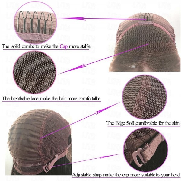 Human Hair 13x4 Lace Front Wig Free Part Brazilian Hair Wavy Multi-color Wig 130% 150% Density Ombre Hair 100% Virgin Glueless Pre-Plucked For Women Long Human Hair Lace Wig Human Hair 13x4 Lace Front Wig Free Part Brazilian Hair Wavy Multi-color Wig 130% 150% Density Ombre Hair 100% Virgin Glueless Pre-Plucked For Women Long Human Hair Lace Wig