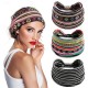 3PCS Wide Boho Headbands for Women and Girls, Elastic Turban Head wrap Non-Slip Hair Bands for Sport Yoga and Running Headband 3 Pack 3PCS Wide Boho Headbands for Women and Girls, Elastic Turban Head wrap Non-Slip Hair Bands for Sport Yoga and Running Headband 3 Pack