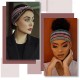 3PCS Wide Boho Headbands for Women and Girls, Elastic Turban Head wrap Non-Slip Hair Bands for Sport Yoga and Running Headband 3 Pack 3PCS Wide Boho Headbands for Women and Girls, Elastic Turban Head wrap Non-Slip Hair Bands for Sport Yoga and Running Headband 3 Pack