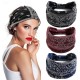 3PCS Wide Boho Headbands for Women and Girls, Elastic Turban Head wrap Non-Slip Hair Bands for Sport Yoga and Running Headband 3 Pack 3PCS Wide Boho Headbands for Women and Girls, Elastic Turban Head wrap Non-Slip Hair Bands for Sport Yoga and Running Headband 3 Pack