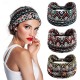 3PCS Wide Boho Headbands for Women and Girls, Elastic Turban Head wrap Non-Slip Hair Bands for Sport Yoga and Running Headband 3 Pack 3PCS Wide Boho Headbands for Women and Girls, Elastic Turban Head wrap Non-Slip Hair Bands for Sport Yoga and Running Headband 3 Pack