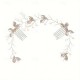 1PC Romantic Rhinestone Headband Elegant Flower Leaf Shaped Hairband With Comb Bridal Wedding Hair Accessories 1PC Romantic Rhinestone Headband Elegant Flower Leaf Shaped Hairband With Comb Bridal Wedding Hair Accessories