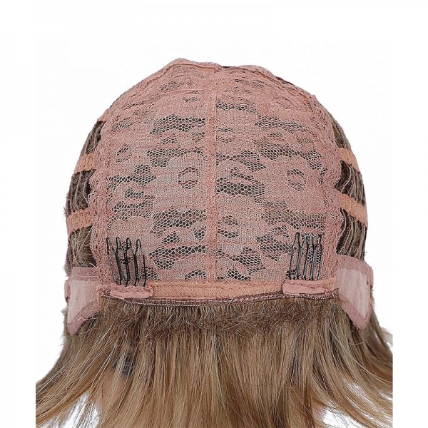 Pixie Cut Layered Short Brown Wigs with Bangs Straight Synthetic Wigs for White Women (Blonde Mixed Brown) Pixie Cut Layered Short Brown Wigs with Bangs Straight Synthetic Wigs for White Women (Blonde Mixed Brown)