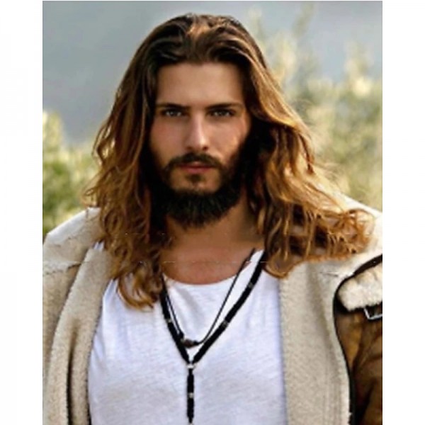 Aquaman Cosplay Cosplay Wigs Men‘s Middle Part 26 inch Heat Resistant Fiber Curly Black Brown Adults‘ Anime Wig Halloween Wig Aquaman Cosplay Cosplay Wigs Men‘s Middle Part 26 inch Heat Resistant Fiber Curly Black Brown Adults‘ Anime Wig Halloween Wig