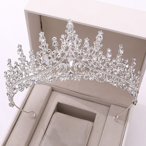 Bride Headdress Luxury Crystal Rhinestone Baroque Handmade Colorful Crystal Rhinestione Crown Multicolor Tiara Accessory Bridal Headdress Bride Headdress Luxury Crystal Rhinestone Baroque Handmade Colorful Crystal Rhinestione Crown Multicolor Tiara Accessory Bridal Headdress