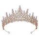 Bride Headdress Luxury Crystal Rhinestone Baroque Handmade Colorful Crystal Rhinestione Crown Multicolor Tiara Accessory Bridal Headdress Bride Headdress Luxury Crystal Rhinestone Baroque Handmade Colorful Crystal Rhinestione Crown Multicolor Tiara Accessory Bridal Headdress