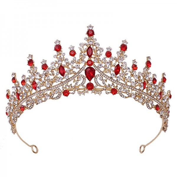 Bride Headdress Luxury Crystal Rhinestone Baroque Handmade Colorful Crystal Rhinestione Crown Multicolor Tiara Accessory Bridal Headdress Bride Headdress Luxury Crystal Rhinestone Baroque Handmade Colorful Crystal Rhinestione Crown Multicolor Tiara Accessory Bridal Headdress