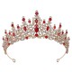 Bride Headdress Luxury Crystal Rhinestone Baroque Handmade Colorful Crystal Rhinestione Crown Multicolor Tiara Accessory Bridal Headdress Bride Headdress Luxury Crystal Rhinestone Baroque Handmade Colorful Crystal Rhinestione Crown Multicolor Tiara Accessory Bridal Headdress