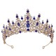 Bride Headdress Luxury Crystal Rhinestone Baroque Handmade Colorful Crystal Rhinestione Crown Multicolor Tiara Accessory Bridal Headdress Bride Headdress Luxury Crystal Rhinestone Baroque Handmade Colorful Crystal Rhinestione Crown Multicolor Tiara Accessory Bridal Headdress