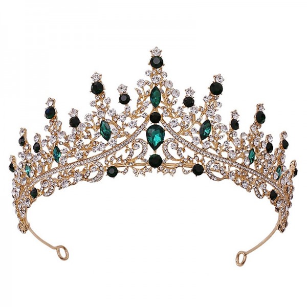 Bride Headdress Luxury Crystal Rhinestone Baroque Handmade Colorful Crystal Rhinestione Crown Multicolor Tiara Accessory Bridal Headdress Bride Headdress Luxury Crystal Rhinestone Baroque Handmade Colorful Crystal Rhinestione Crown Multicolor Tiara Accessory Bridal Headdress