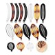 Banana Hair Clips Set Plastic Flexible Interlocking Banana Clip Fishtail Ponytail Holder Comb Clincher Comb Clip Vintage Banana Clip Hair Accessories for Women Girls Banana Hair Clips Set Plastic Flexible Interlocking Banana Clip Fishtail Ponytail Holder Comb Clincher Comb Clip Vintage Banana Clip Hair Accessories for Women Girls