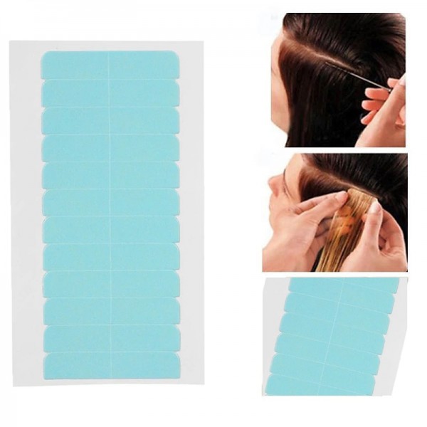60pcs Double-sided Tape Glue Super Hair Glue for Tape Hair Extension Lace Wig Toupee Wig Tape Hair Lace Front Tape Glue 4cm*0.8cm 60pcs Double-sided Tape Glue Super Hair Glue for Tape Hair Extension Lace Wig Toupee Wig Tape Hair Lace Front Tape Glue 4cm*0.8cm