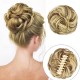 Claw Clip Hair Piece 100% Real Human Hair Buns Wavy Curly Chignon Hair Bun Extensions Tousled Updo Hair Buns Claw Ponytail Hairpieces Hair Scrunchie with Clip for Women Claw Clip Hair Piece 100% Real Human Hair Buns Wavy Curly Chignon Hair Bun Extensions Tousled Updo Hair Buns Claw Ponytail Hairpieces Hair Scrunchie with Clip for Women